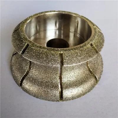 140 mm Electroplated Diamond Profile Wheel for Marble Edge Sharpening