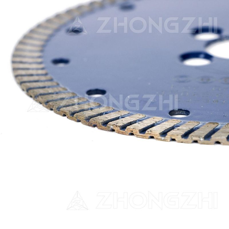 D150 Sintered Narrow Continuous Turbo Rim Diamond Blade for Stone Cutting