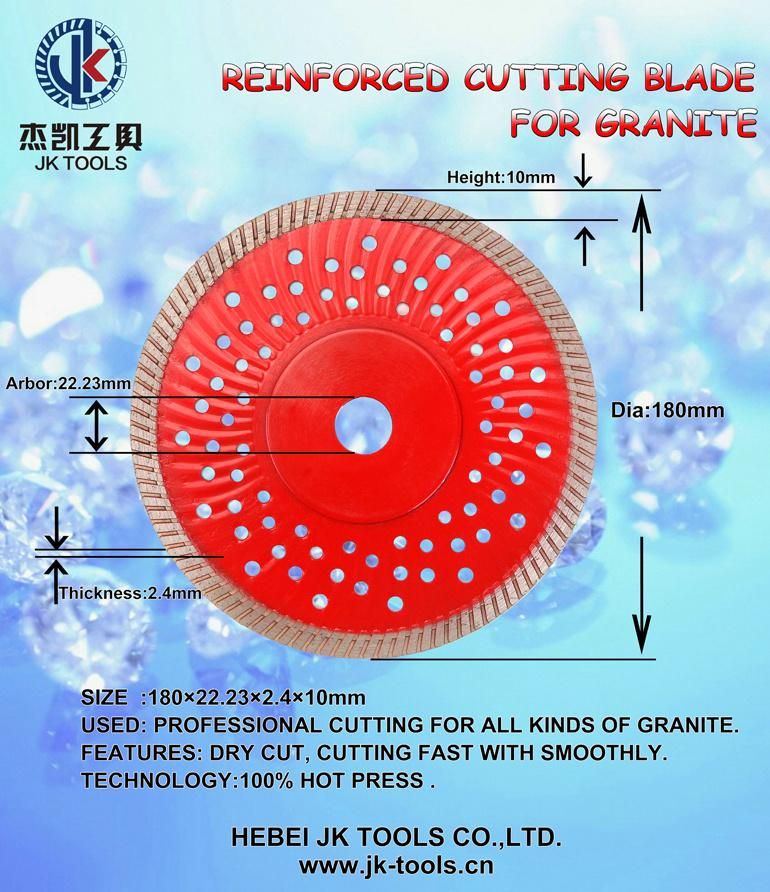 High Quality Turbo Reinforced Blade with Own Flange Hot Pressed/Cutting Blades