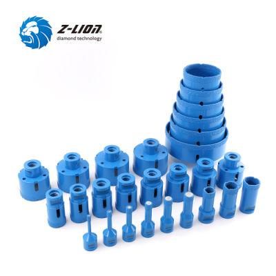 Zlion Brazed Hole Saw Bits Vacuum Brazed Diamond Core Drill Bits Set