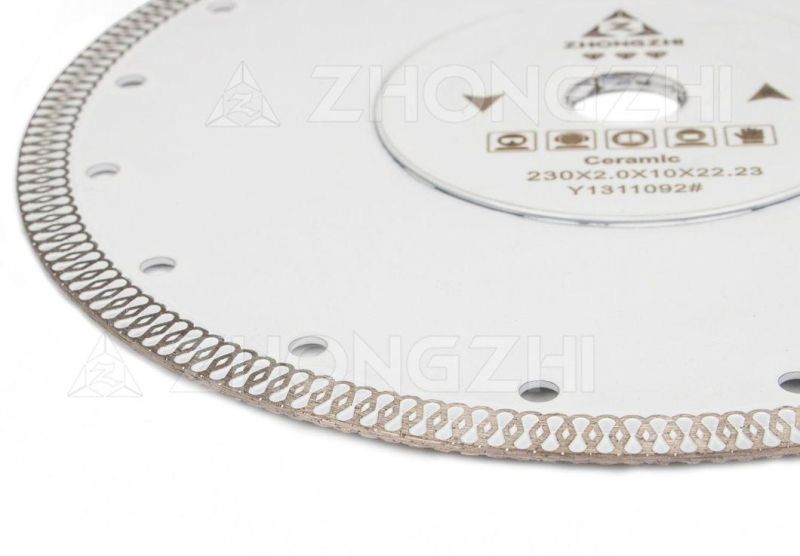 7′′ Fast Cutting and Long Working Life Hot Pressed Diamond Fish Scale Saw Blade