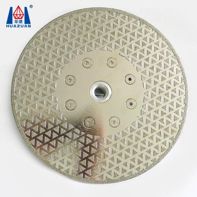 China No Chipping Electroplated Diamond Marble Cutting Disc