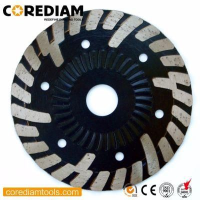 125mm Stone Turbo Blade with Protective Teeth/Diamond Tool