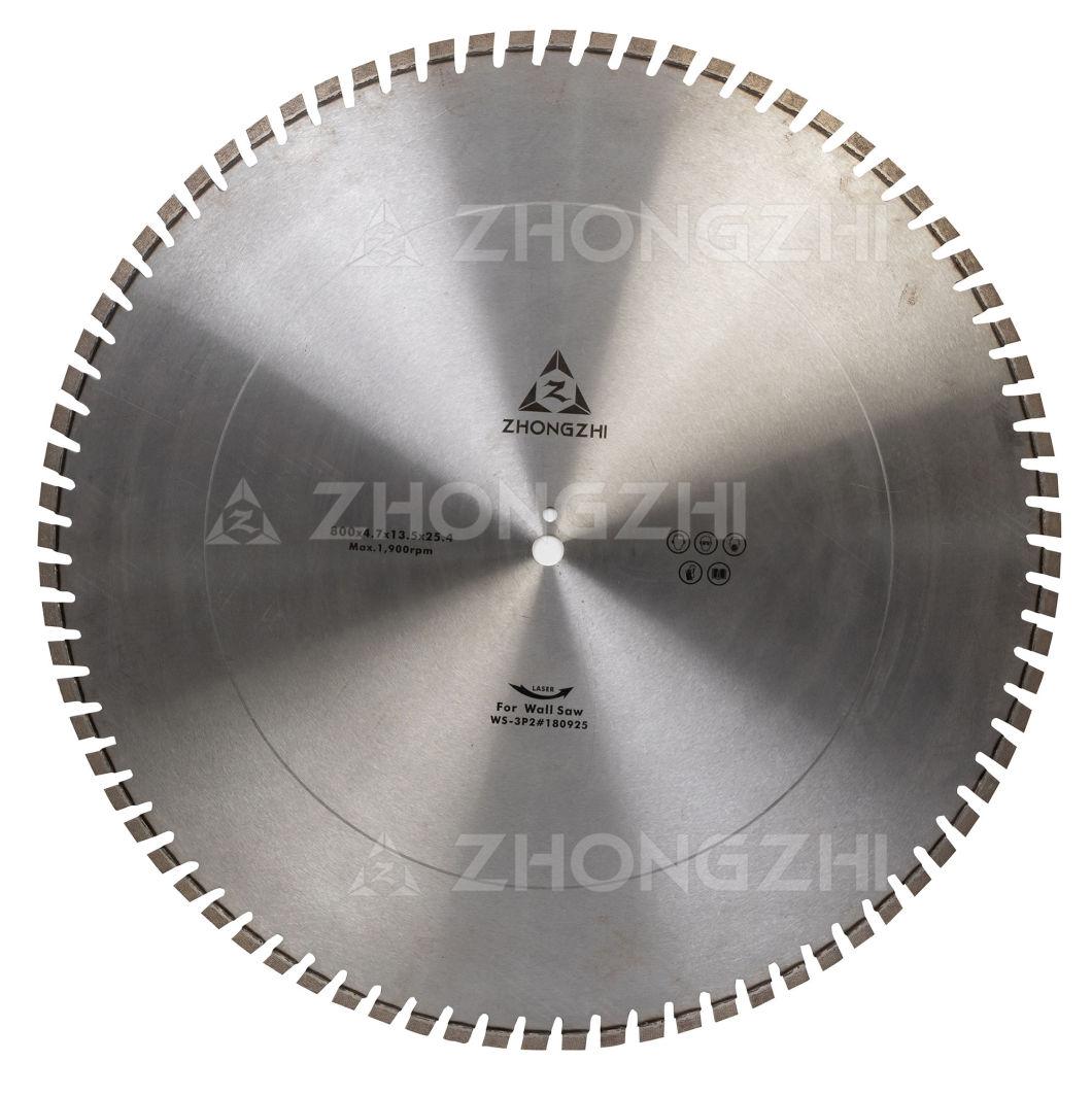 D800 Arix Diamond Wall Saw Blades for Reinforce Concrete Cutting