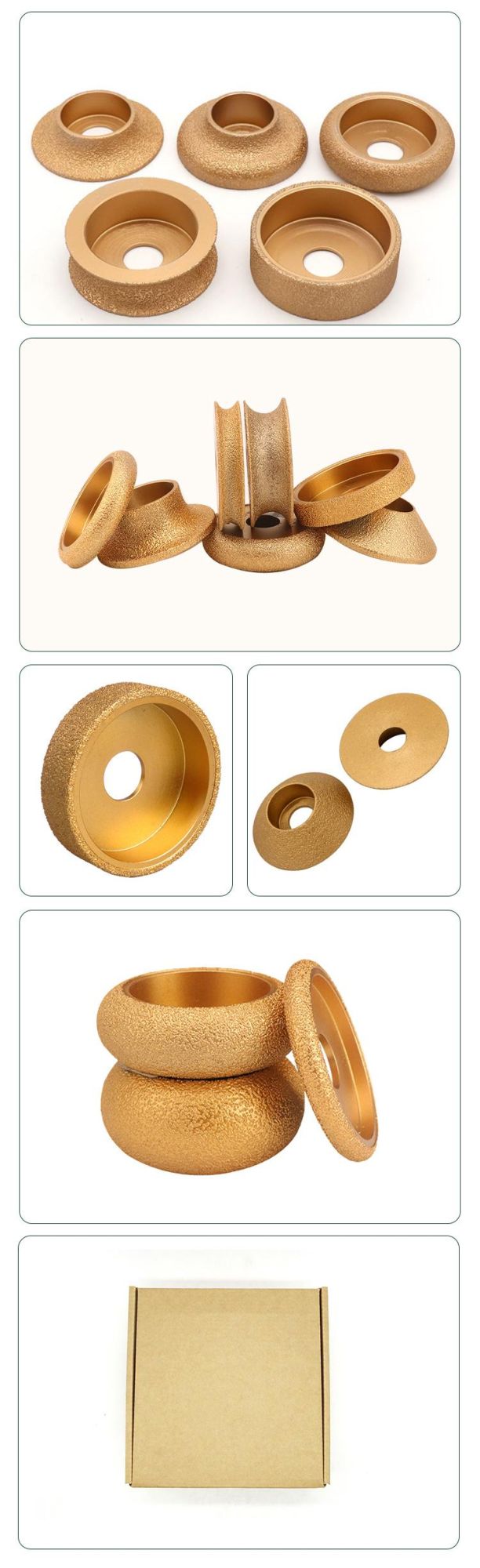 Customize Brazed Bond Diamond Grinding Wheel