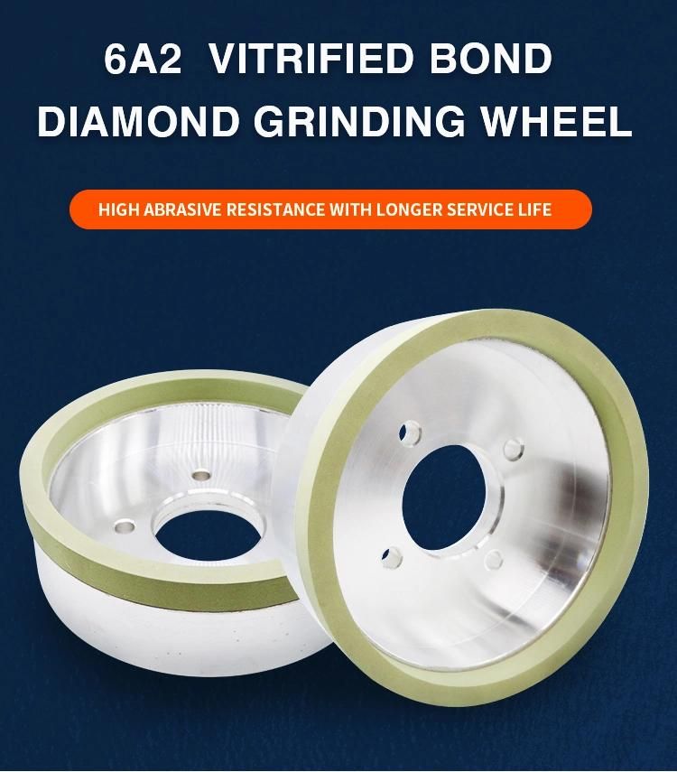 Vitrified Bond Diamond Grinding Wheel for CNC Grinding Machine