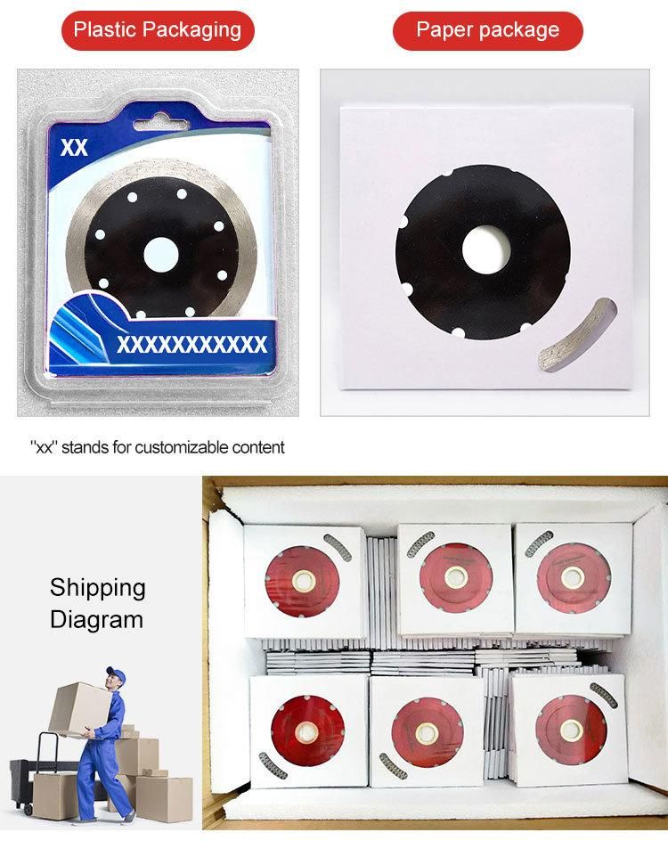 Hot Press Circular Continuous Rim Diamond Saw Blades for Cutting