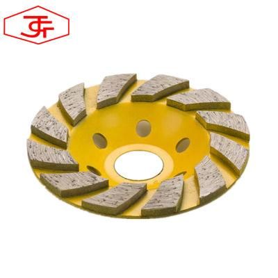 Professional Grinding Tools Diamond Turbo Grinding Cup Wheel for Marble