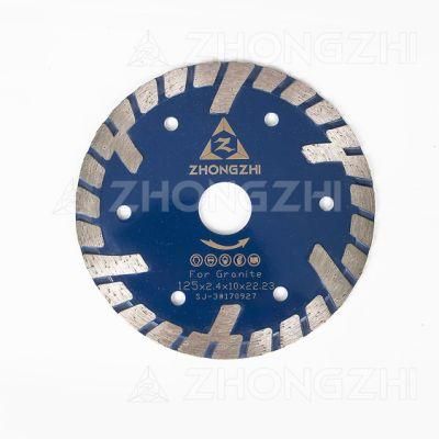 5&prime;&prime; Continuous Rim Diamond Turbo Saw Blade for Stone Grinding