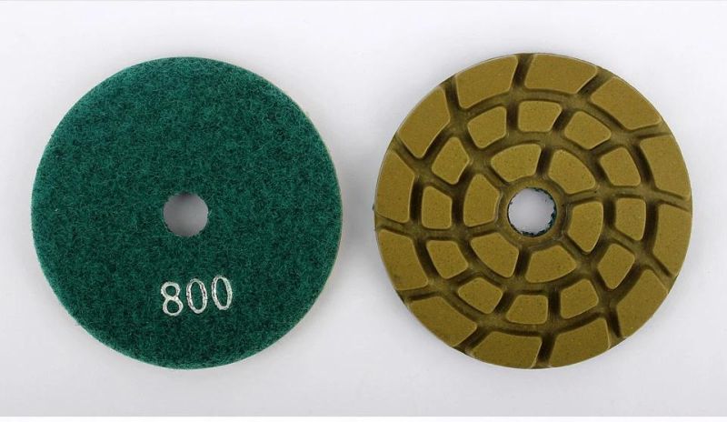 3" Diamond Copper Filling Polishing Pad for Concrete Terrazzo Floor