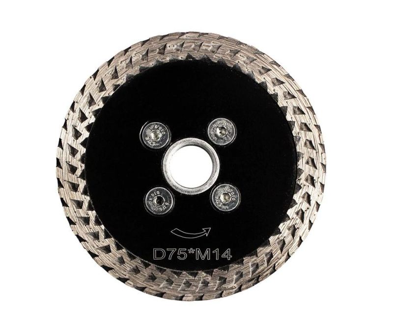 Z-Lion High Quality 125mm Concrete Drywall Cutting Disc Thin Diamond Tooth Cutting Wheel Saw Blade