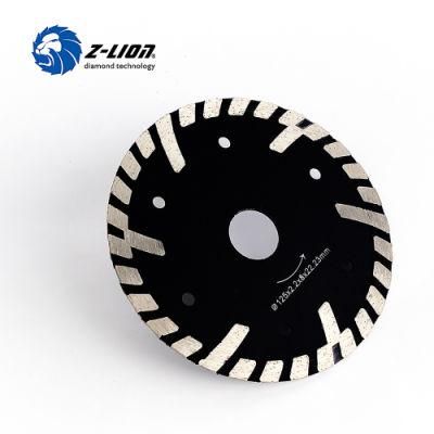 4.5&quot;/115mm Protective Teeth Turbo Sharp Diamond Cutting Blade for Concrete/Stone/Granite/Sandstone