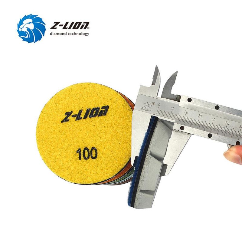 Z-Lion 3 Inch Quality Diamond Dry Polishing Disc for Concrete Terrazzo Floor