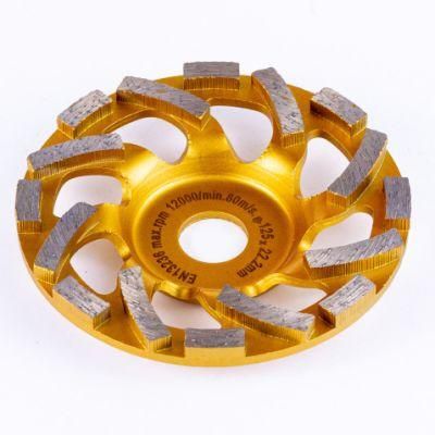 Segmented Turbo Diamond Cup Wheel for Stone Grinding