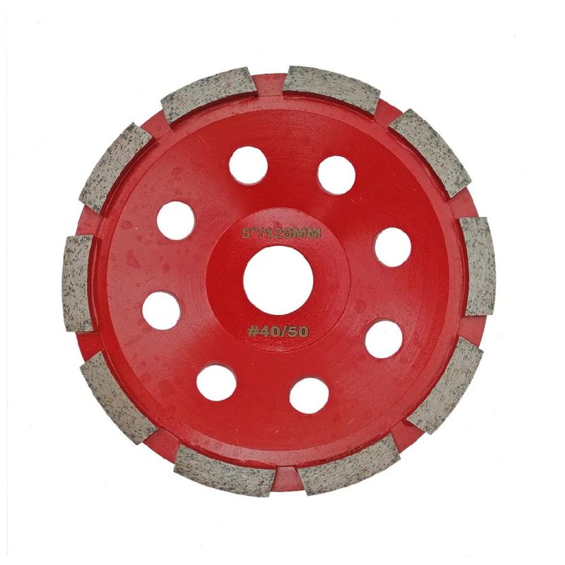 Shdiatool Segmented Diamond Single Row Grinding Cup Wheel for Concrete