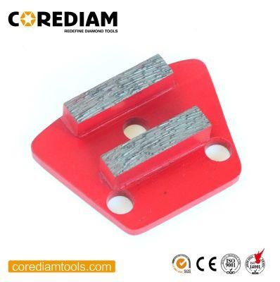 Rectangle Segments Diamond Grinding Plate for Floor System