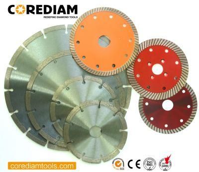 5inch/125mm Sinter Hot-Pressed Turbo Diamond Saw Blade for Stone Cutting/ Stone Dry Cutting Disc/ Diamond Tool