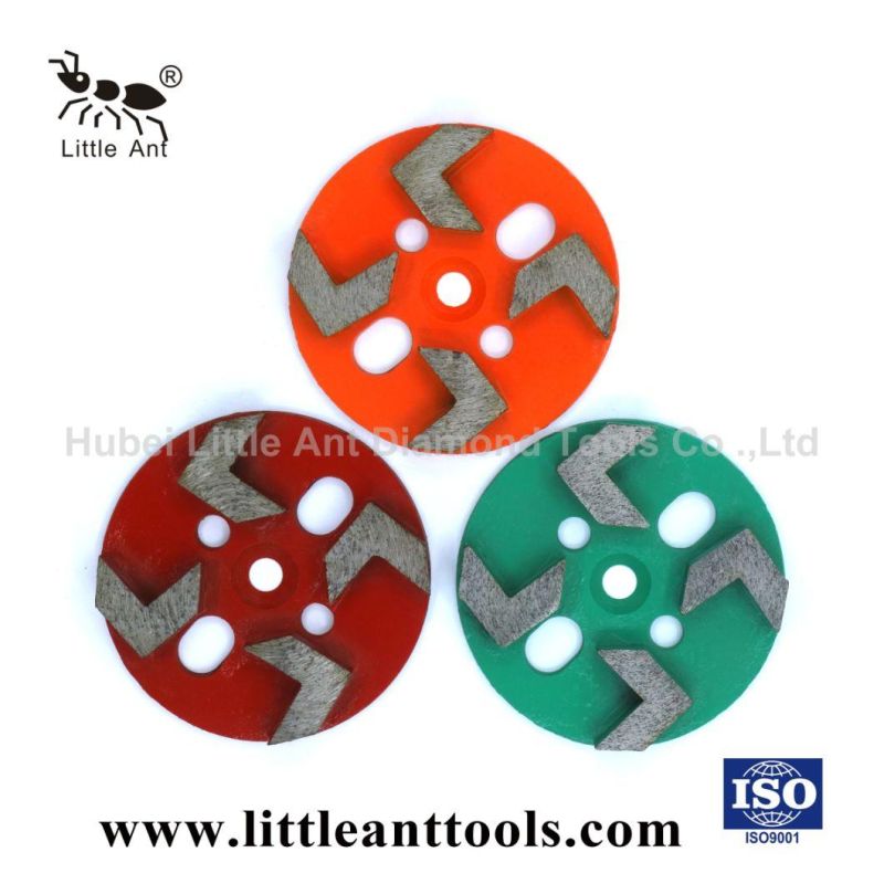 Hot-Selling 4 Segments Concrete Grinding Disc Diamond Floor Shoes