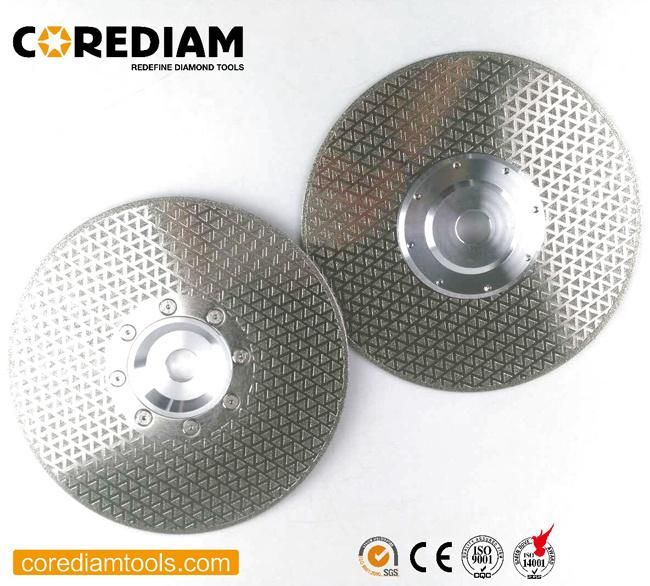 Two Sides Starred Electroplated Blade for Granite, Marble and Other Stone Materials/Diamond Tool/Cutting Disc