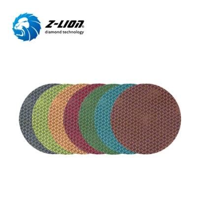 Resin Diamond Disc Grinding Tool Flexible Abrasive Pad for Stone Granite Edge Polishing