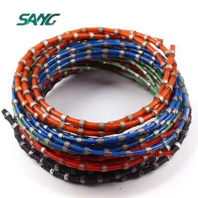 Rubber Spring Rope Cutting Machine Diamond Wire Saw for Granite