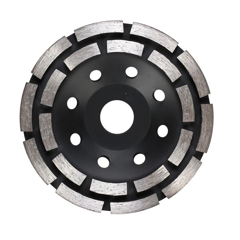 5in/125mm Diamond Turbo Row Grinding Cup Wheel for Concrete Masonry Granite Marble