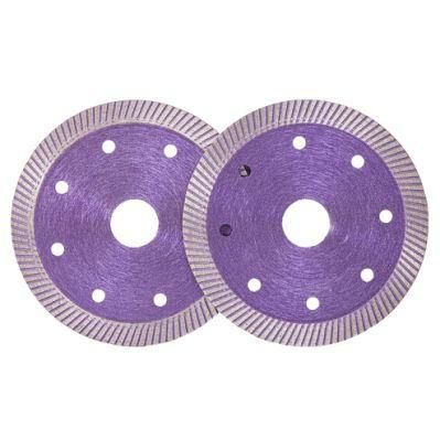 Qifeng Manufacturer Power Tools 105mm 110mm 114mm Sintered Diamond Turbo Saw Blade for Tiles Cutting