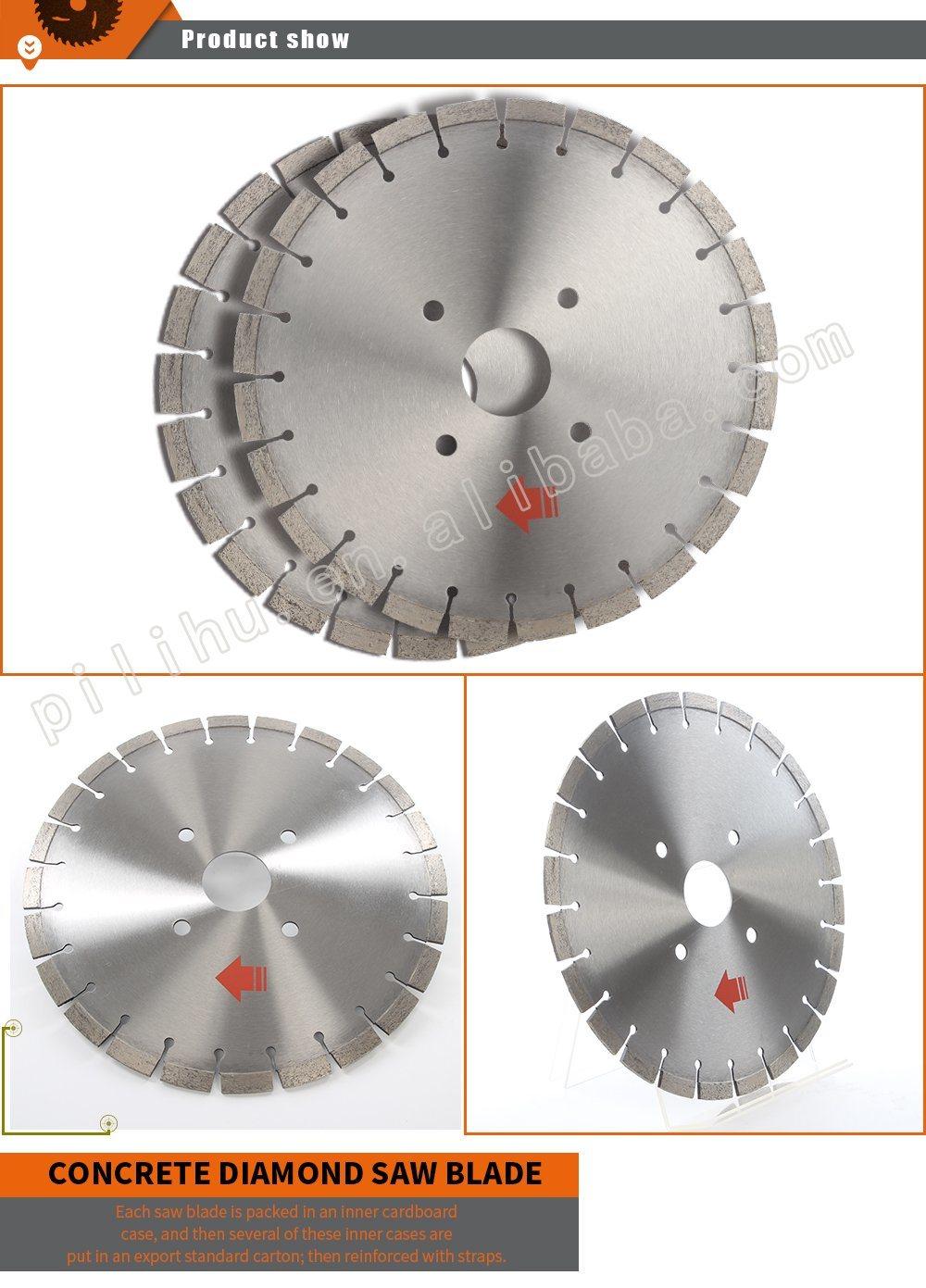 14′′ High Prduction Diamond Segments Circular Saw Blade for Cutting Concrete