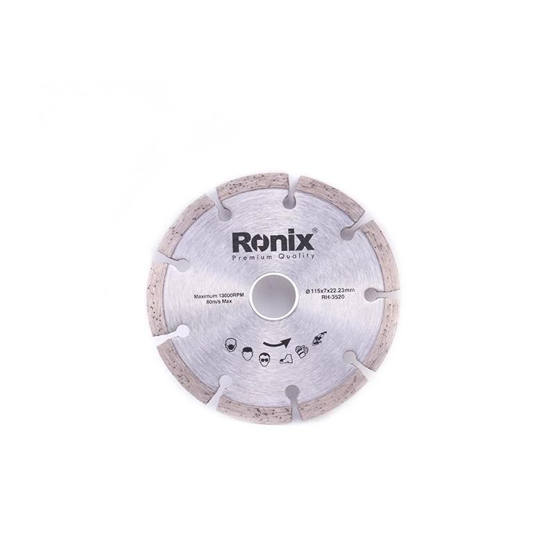 Ronix 4.5′′ 4.9′′ 7′′ 9′′ 115/125/180/230mm Tools Cutter Diamond Disk Circular Saw Blades for Cutting Marble Concrete Granite Cutting Disk