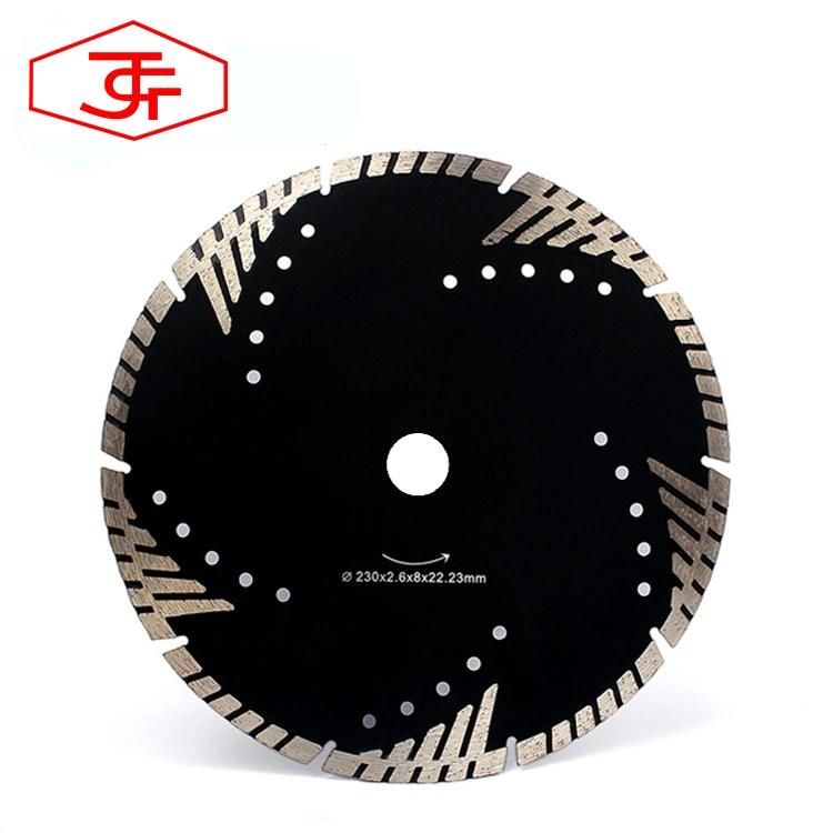 7 Inch 230 mm Diamond Granite Saw Blade with Protective Teeth