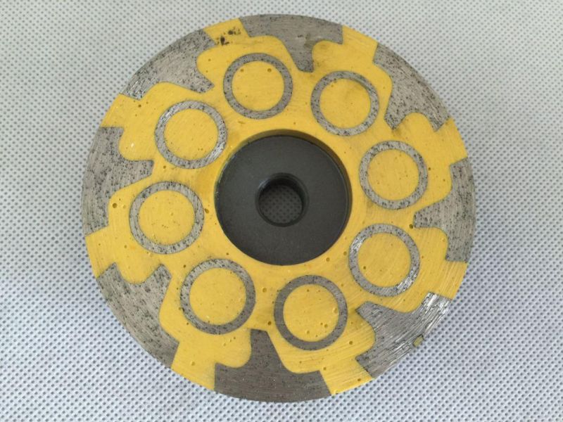 China Diamond Cup Wheel Resin Filled for Granite Concrete