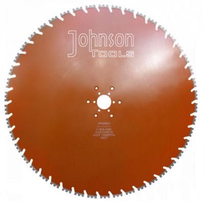 800mm Laser Welded Diamond Wall Saw Blade with Double U Shaped Segment Reinforced Concrete Cutting Tools
