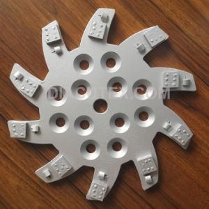 250mm Star Split PCD Chip Segment Diamond Grinding Plate for Coating Romving