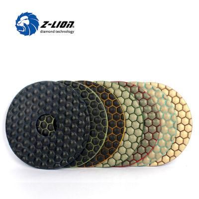 5inch Resin Dry Flexible Polishing Pads Marble Granite Polishing Tool Abrasive Disc