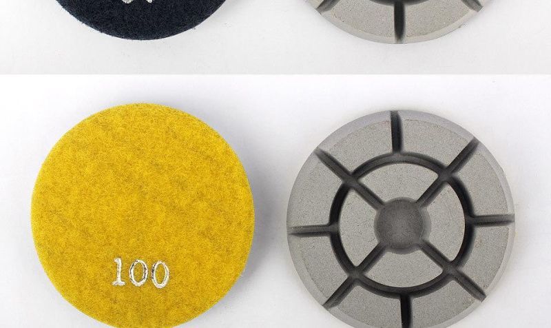 3" Diamond Abrasive Tools Resin Dry Polishing Pads for Stone Concrete Floor Grinding