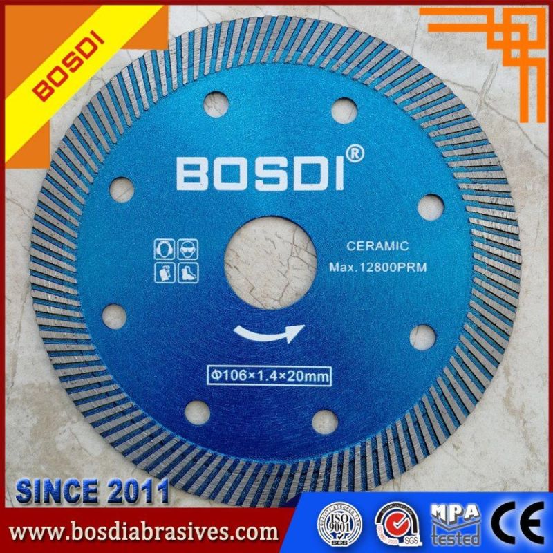 China Cutting Wheel/Disc/Disk for Concrete/Ceramic/Stone, Diamond Saw Blade, 106X1.4X8X20mm