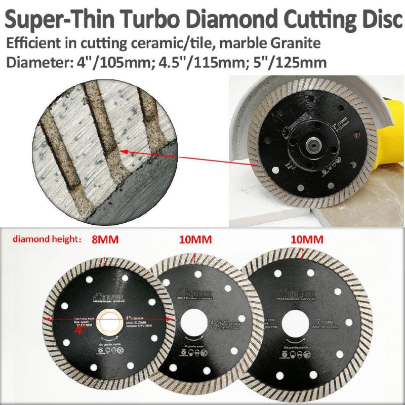 Super-Thin Diamond Turbo Cutting Blades