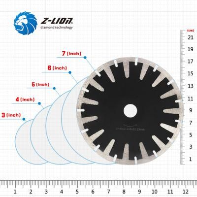 Factory Direct 4.5&quot;/115mm T Segment Diamond Concrete Saw Blade for Granite/Stone Cutting