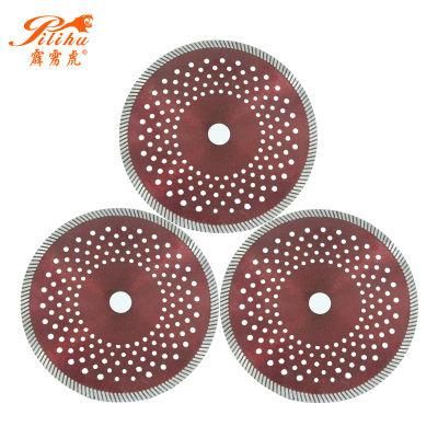 Chip-Free&Fast Cut 230mm*2.0mm*10mm*22.23mm Hot Press Diamond X Turbo Blade for Porcelain and Other Hard Materials Diamond Saw Blades