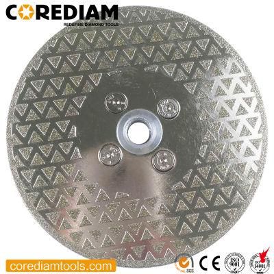 5 Inch/125 mm Diamond Electroplated Two Starred Stone Cutting Blade/Diamond Tool