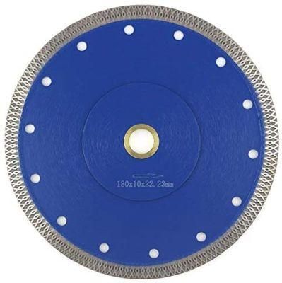 7&quot; Ceramic Cutting Tools Diamond X Mesh Turbo Saw Blades for Tile Porcelain Marble