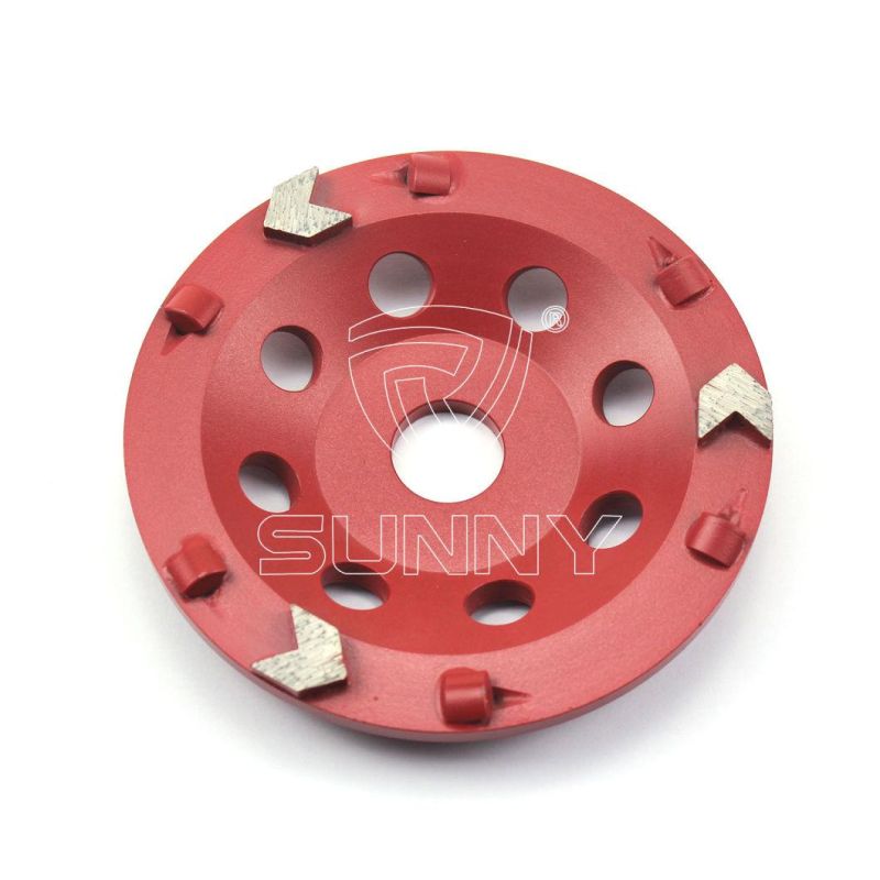 PCD Segment Diamond Grinding Cup Wheel for Concrete