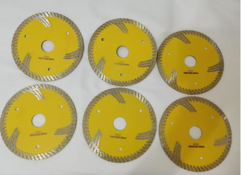 Hot Pressed Super Thin Sintered Diamond Turbo Saw Blade