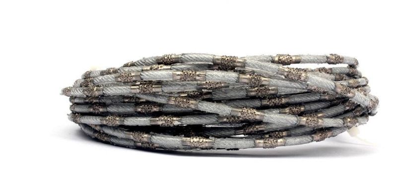 Pct 4.0mm Vacuum Brazed Abrasive Marble Diamond Stone Cutting Wire