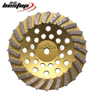 7 Inch Concrete Cup Grinding Wheels with 24PCS Diamond Segments