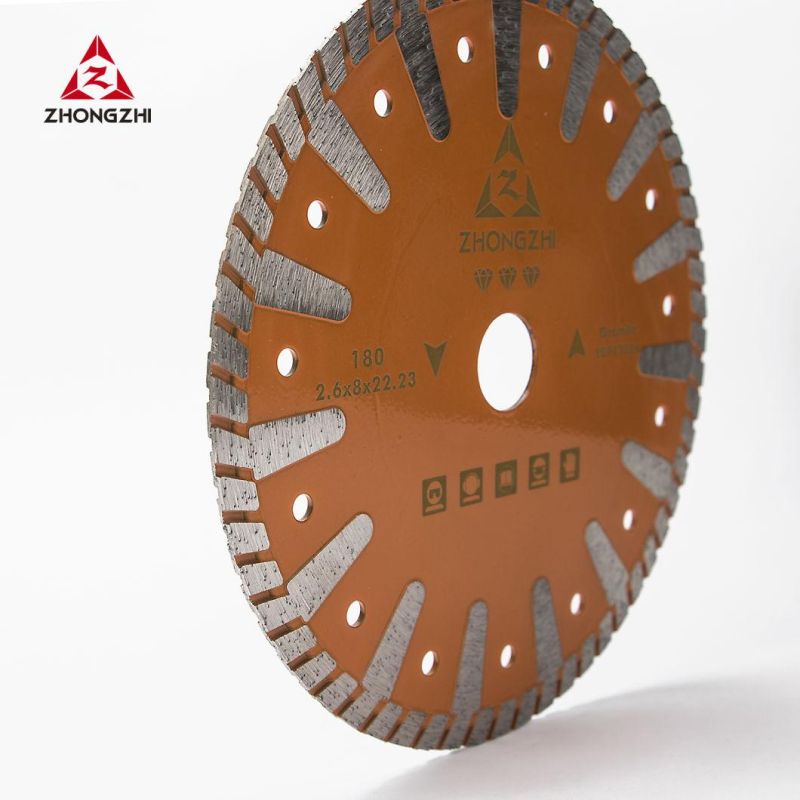 Zhongzhi Hot Press Sintered Diamond Saw Blade for Stone Cutting