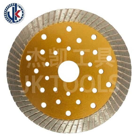 Jk Diamond Saw Blade/Diamond Turbo Cutting Disc for Granite Stone Marble Concrete Brick Under Hot Press Technology