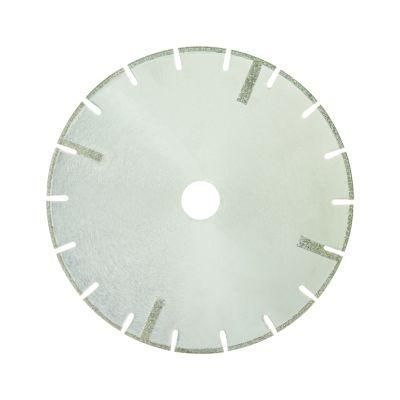 150mm Continue/Segment Fiber Glass Grinding Cutting Tool Electroplated Diamond Circular Saw Blade with Flange