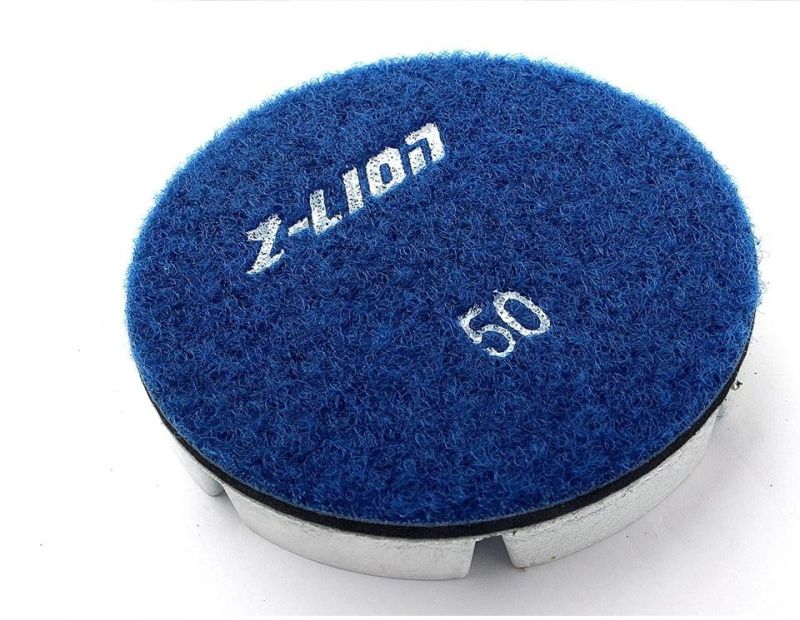 Z-Lion 3" Diamond Resin Bond Dry Polishing Disc for Concrete Terrazzo Floor