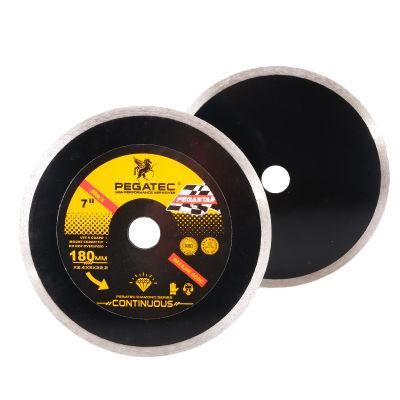 Universal 180mm 7&prime;&prime; Continuous Stone Granite Cutting Concrete Diamond Saw Blade